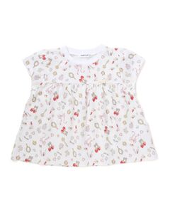 SLAP SLIP / スラップ スリップ Tシャツ | 【お揃い】バルーン宝石アイス果物総柄プリントフレア半袖Tシャツ(80~130cm)