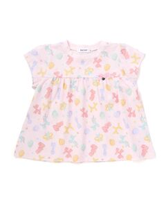 SLAP SLIP / スラップ スリップ Tシャツ | 【お揃い】バルーン宝石アイス果物総柄プリントフレア半袖Tシャツ(80~130cm)