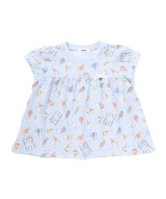 SLAP SLIP / スラップ スリップ Tシャツ | 【お揃い】バルーン宝石アイス果物総柄プリントフレア半袖Tシャツ(80~130cm)