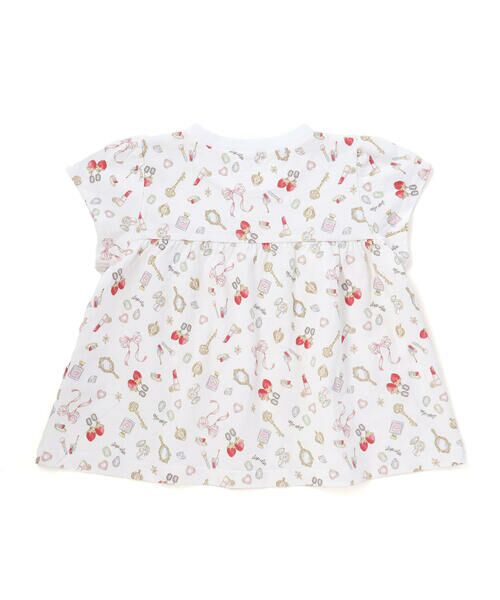 SLAP SLIP / スラップ スリップ Tシャツ | 【お揃い】バルーン宝石アイス果物総柄プリントフレア半袖Tシャツ(80~130cm) | 詳細7