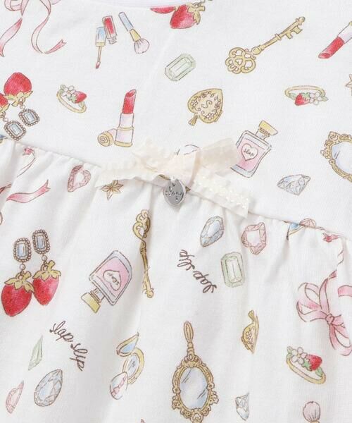 SLAP SLIP / スラップ スリップ Tシャツ | 【お揃い】バルーン宝石アイス果物総柄プリントフレア半袖Tシャツ(80~130cm) | 詳細8