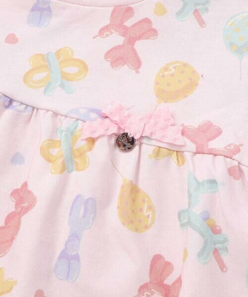 SLAP SLIP / スラップ スリップ Tシャツ | 【お揃い】バルーン宝石アイス果物総柄プリントフレア半袖Tシャツ(80~130cm) | 詳細11