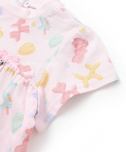 SLAP SLIP / スラップ スリップ Tシャツ | 【お揃い】バルーン宝石アイス果物総柄プリントフレア半袖Tシャツ(80~130cm) | 詳細12