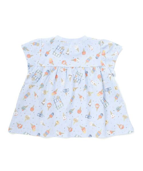 SLAP SLIP / スラップ スリップ Tシャツ | 【お揃い】バルーン宝石アイス果物総柄プリントフレア半袖Tシャツ(80~130cm) | 詳細15