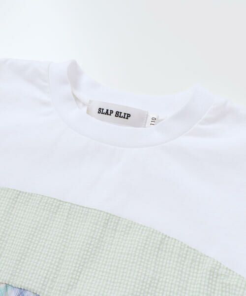 SLAP SLIP / スラップ スリップ Tシャツ | 【お揃い】マドラスチェックティアード半袖Tシャツ(80~130cm) | 詳細6