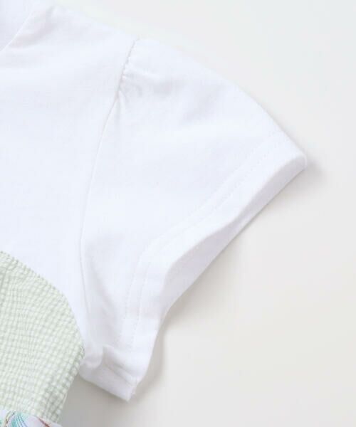 SLAP SLIP / スラップ スリップ Tシャツ | 【お揃い】マドラスチェックティアード半袖Tシャツ(80~130cm) | 詳細7