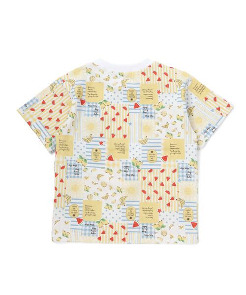 SLAP SLIP / スラップ スリップ Tシャツ | 総柄プリント胸ポケット刺しゅう半袖Tシャツ(80~130cm) | 詳細5