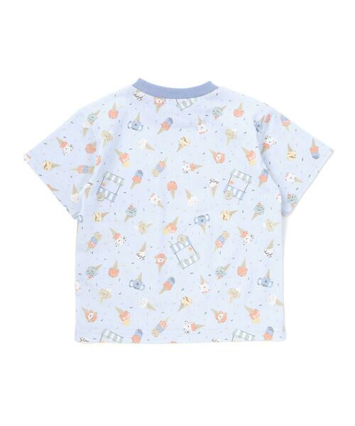 SLAP SLIP / スラップ スリップ Tシャツ | 総柄プリント胸ポケット刺しゅう半袖Tシャツ(80~130cm) | 詳細16