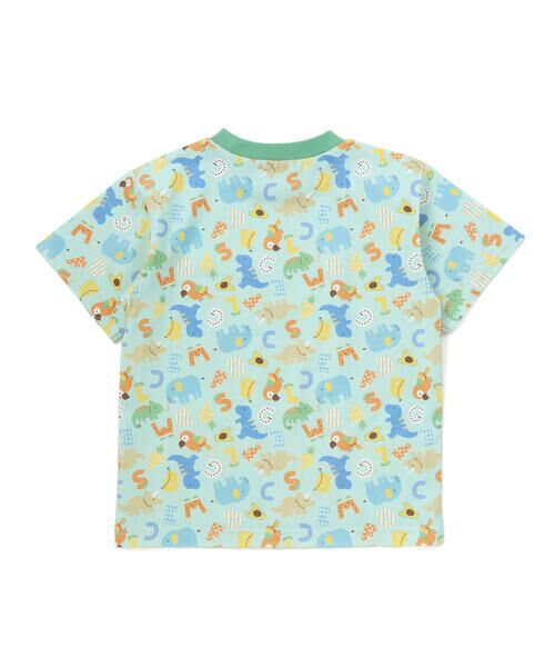 SLAP SLIP / スラップ スリップ Tシャツ | 総柄プリント胸ポケット刺しゅう半袖Tシャツ(80~130cm) | 詳細18