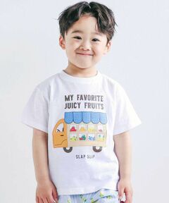 SLAP SLIP / スラップ スリップ Tシャツ | 窓からいっぱいパッチ半袖Tシャツ(80~130cm)