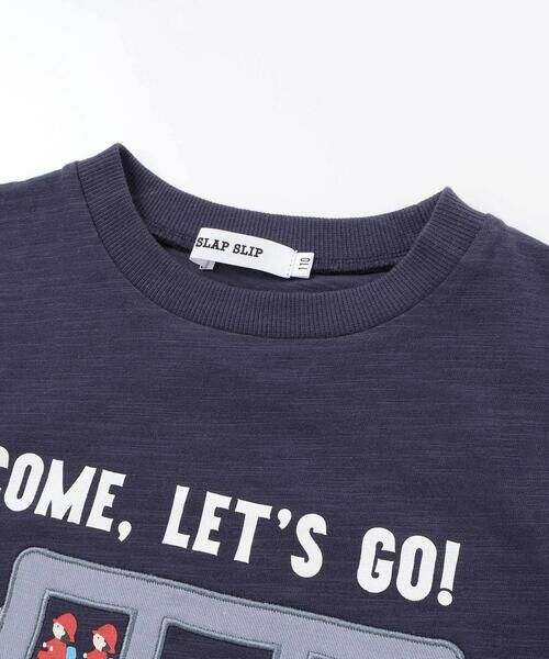 SLAP SLIP / スラップ スリップ Tシャツ | 窓からいっぱいパッチ半袖Tシャツ(80~130cm) | 詳細7