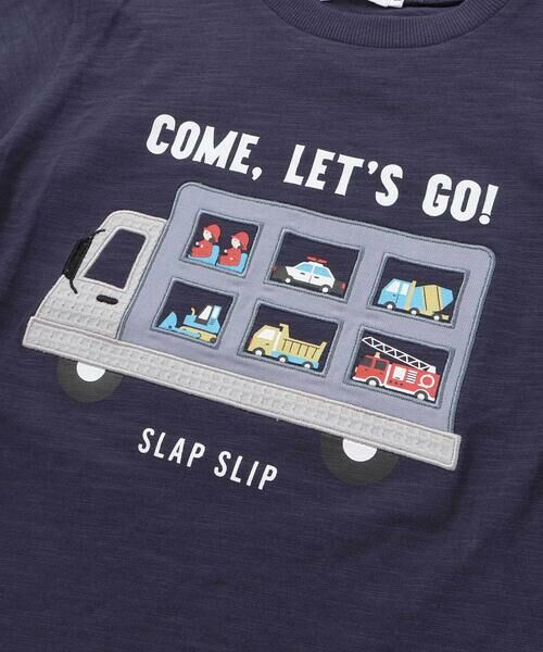 SLAP SLIP / スラップ スリップ Tシャツ | 窓からいっぱいパッチ半袖Tシャツ(80~130cm) | 詳細8