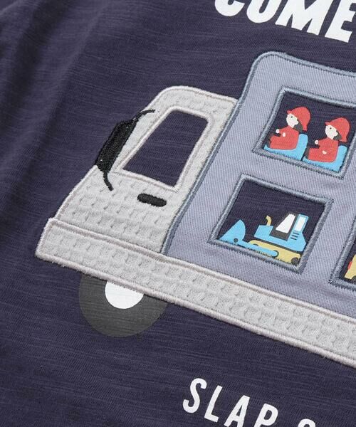 SLAP SLIP / スラップ スリップ Tシャツ | 窓からいっぱいパッチ半袖Tシャツ(80~130cm) | 詳細9