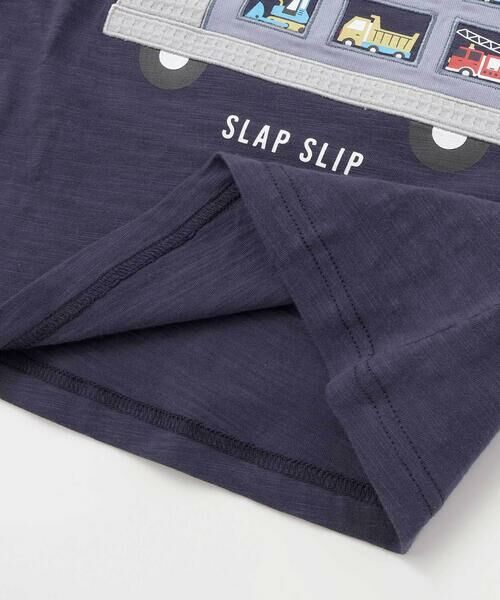 SLAP SLIP / スラップ スリップ Tシャツ | 窓からいっぱいパッチ半袖Tシャツ(80~130cm) | 詳細11