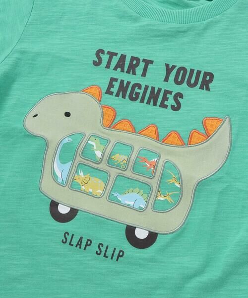 SLAP SLIP / スラップ スリップ Tシャツ | 窓からいっぱいパッチ半袖Tシャツ(80~130cm) | 詳細17