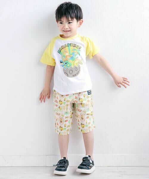 SLAP SLIP / スラップ スリップ Tシャツ | はらぺこ恐竜ラグラン半袖Tシャツ(80~130cm) | 詳細2