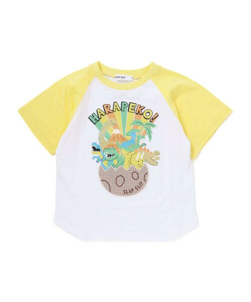 SLAP SLIP / スラップ スリップ Tシャツ | はらぺこ恐竜ラグラン半袖Tシャツ(80~130cm) | 詳細4