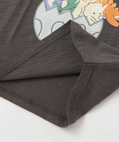 SLAP SLIP / スラップ スリップ Tシャツ | はらぺこ恐竜ラグラン半袖Tシャツ(80~130cm) | 詳細12