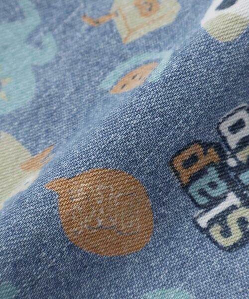 SLAP SLIP / スラップ スリップ サロペット・オールインワン | 恐竜くるま宇宙船総柄7分丈サロペット(80~110cm) | 詳細6