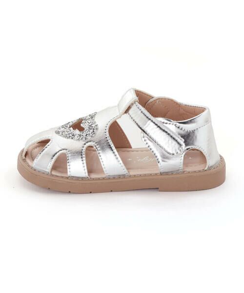 SLAP SLIP / スラップ スリップ サンダル | ハートラメグルカサンダル(14~18cm) | 詳細4