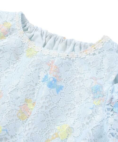 SLAP SLIP / スラップ スリップ ミニ丈・ひざ丈ワンピース | 【お揃い】花柄レースアイス総柄肩明きワンピース(90~130cm) | 詳細7
