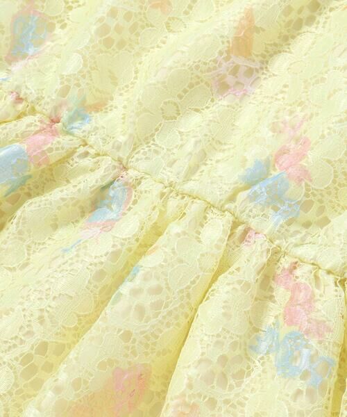 SLAP SLIP / スラップ スリップ ミニ丈・ひざ丈ワンピース | 【お揃い】花柄レースアイス総柄肩明きワンピース(90~130cm) | 詳細14