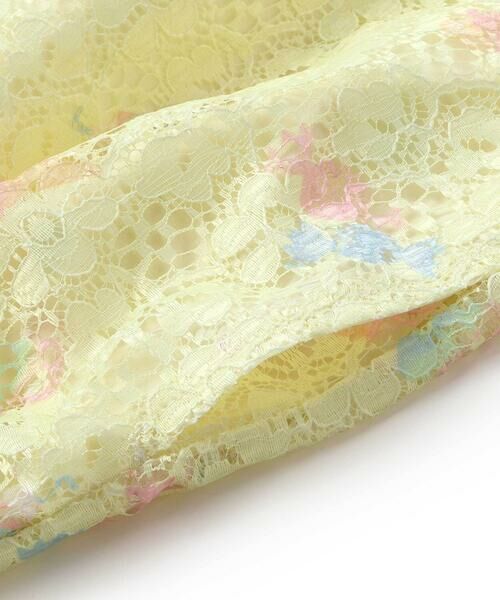 SLAP SLIP / スラップ スリップ ミニ丈・ひざ丈ワンピース | 【お揃い】花柄レースアイス総柄肩明きワンピース(90~130cm) | 詳細15