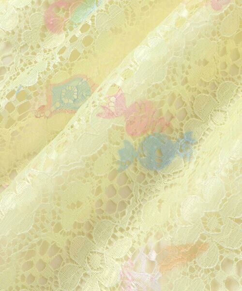 SLAP SLIP / スラップ スリップ ミニ丈・ひざ丈ワンピース | 【お揃い】花柄レースアイス総柄肩明きワンピース(90~130cm) | 詳細18