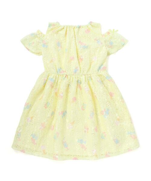 SLAP SLIP / スラップ スリップ ミニ丈・ひざ丈ワンピース | 【お揃い】花柄レースアイス総柄肩明きワンピース(90~130cm) | 詳細9