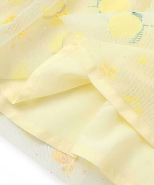 SLAP SLIP / スラップ スリップ ミニ丈・ひざ丈ワンピース | スイーツ刺しゅうフルーツ柄チュールワンピース(80~130cm) | 詳細14