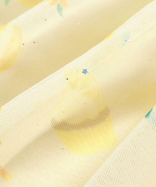 SLAP SLIP / スラップ スリップ ミニ丈・ひざ丈ワンピース | スイーツ刺しゅうフルーツ柄チュールワンピース(80~130cm) | 詳細16