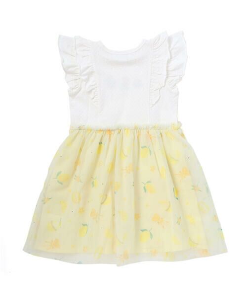 SLAP SLIP / スラップ スリップ ミニ丈・ひざ丈ワンピース | スイーツ刺しゅうフルーツ柄チュールワンピース(80~130cm) | 詳細8