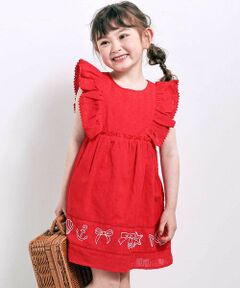 SLAP SLIP / スラップ スリップ ミニ丈・ひざ丈ワンピース | マリン刺しゅうワンピース(80~130cm)