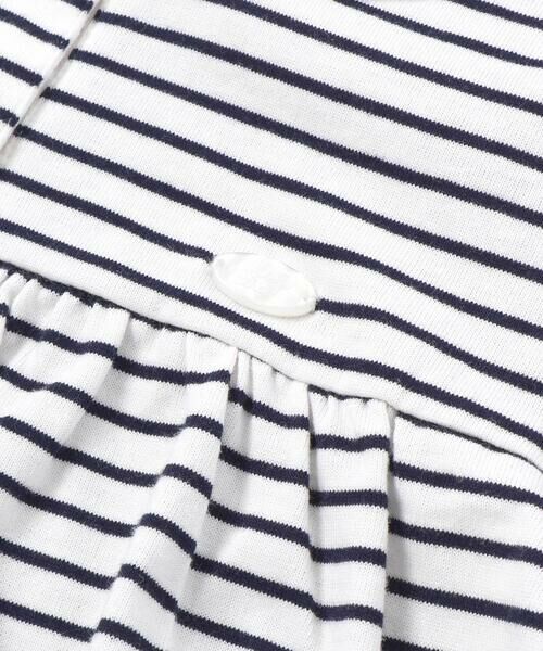 SLAP SLIP / スラップ スリップ その他トップス | 【マリンシリーズ】セーラーカラーボーダー半袖Tシャツ+パンツセットアップ(80~130cm) | 詳細13