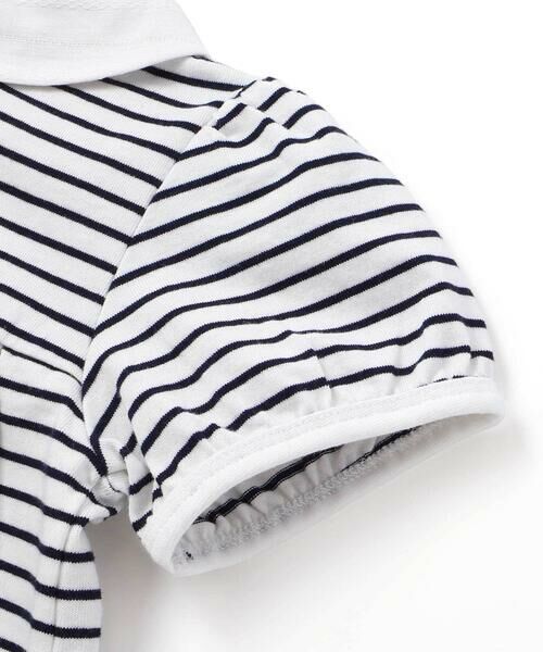 SLAP SLIP / スラップ スリップ その他トップス | 【マリンシリーズ】セーラーカラーボーダー半袖Tシャツ+パンツセットアップ(80~130cm) | 詳細14