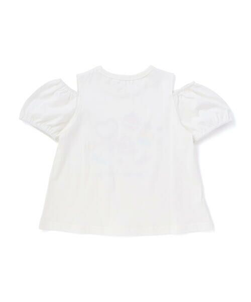 SLAP SLIP / スラップ スリップ その他トップス | スイーツ刺しゅう肩開き半袖Tシャツ&スカパンセットアップ(80~130cm) | 詳細3