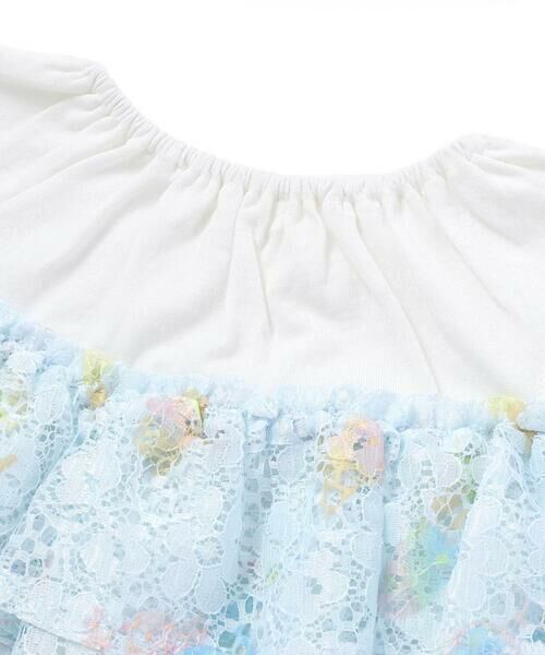SLAP SLIP / スラップ スリップ Tシャツ | 【お揃い】花柄レースアイス総柄肩明きチュニック(90~130cm) | 詳細5