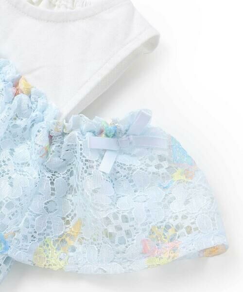 SLAP SLIP / スラップ スリップ Tシャツ | 【お揃い】花柄レースアイス総柄肩明きチュニック(90~130cm) | 詳細6