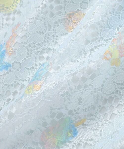 SLAP SLIP / スラップ スリップ Tシャツ | 【お揃い】花柄レースアイス総柄肩明きチュニック(90~130cm) | 詳細11
