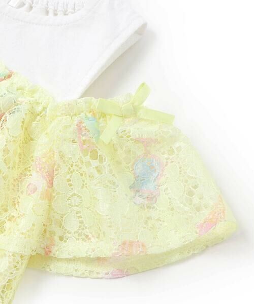 SLAP SLIP / スラップ スリップ Tシャツ | 【お揃い】花柄レースアイス総柄肩明きチュニック(90~130cm) | 詳細18