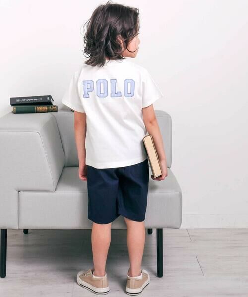 SLAP SLIP / スラップ スリップ ショート・ハーフ・半端丈パンツ | はたらくくるま恐竜総柄刺しゅうショートパンツ(80~130cm) | 詳細3