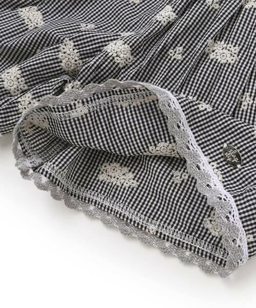 SLAP SLIP / スラップ スリップ ショート・ハーフ・半端丈パンツ | 【お揃い】裾レースストライプ&チェック柄ショートパンツ(90~130cm) | 詳細7