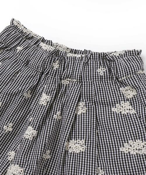 SLAP SLIP / スラップ スリップ ショート・ハーフ・半端丈パンツ | 【お揃い】裾レースストライプ&チェック柄ショートパンツ(90~130cm) | 詳細4