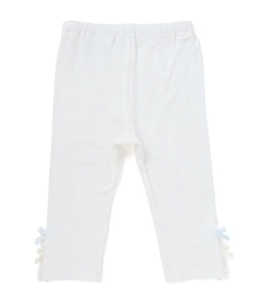 SLAP SLIP / スラップ スリップ レギンス・スパッツ | 無地&総柄裾チュール6分丈レギンス(80~130cm) | 詳細1