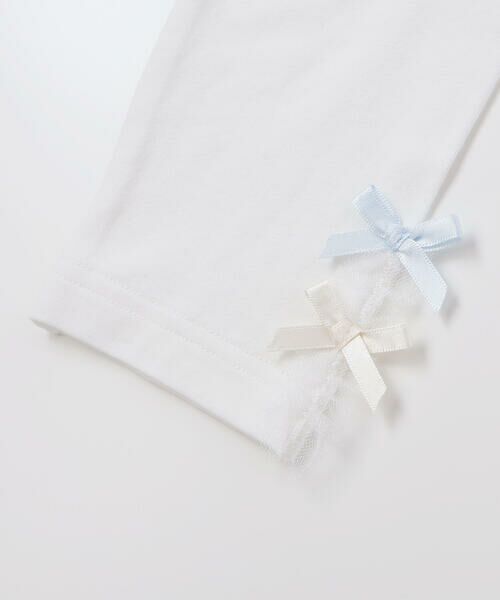 SLAP SLIP / スラップ スリップ レギンス・スパッツ | 無地&総柄裾チュール6分丈レギンス(80~130cm) | 詳細2