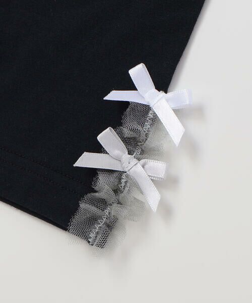 SLAP SLIP / スラップ スリップ レギンス・スパッツ | 無地&総柄裾チュール6分丈レギンス(80~130cm) | 詳細4