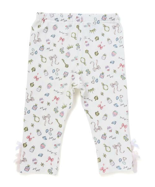 SLAP SLIP / スラップ スリップ レギンス・スパッツ | 無地&総柄裾チュール6分丈レギンス(80~130cm) | 詳細5