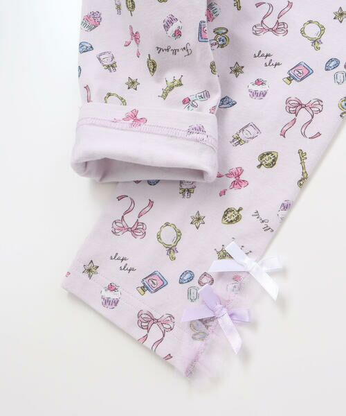 SLAP SLIP / スラップ スリップ レギンス・スパッツ | 無地&総柄裾チュール6分丈レギンス(80~130cm) | 詳細10