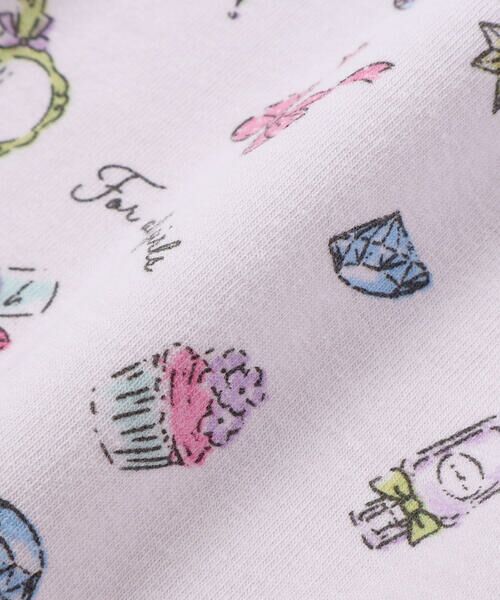 SLAP SLIP / スラップ スリップ レギンス・スパッツ | 無地&総柄裾チュール6分丈レギンス(80~130cm) | 詳細12