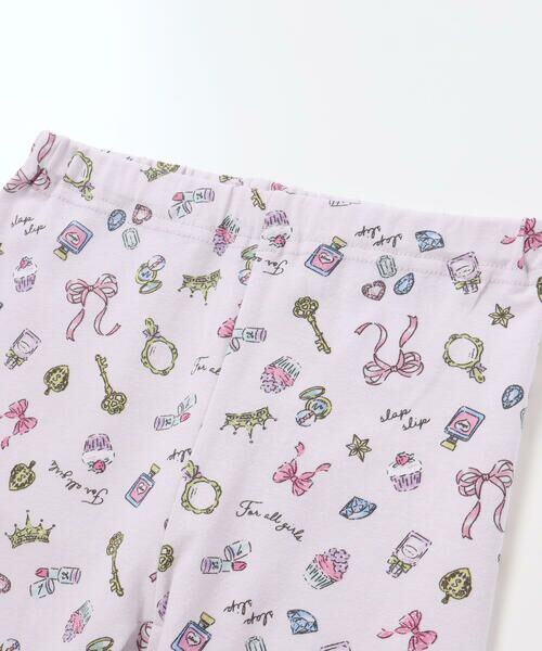 SLAP SLIP / スラップ スリップ レギンス・スパッツ | 無地&総柄裾チュール6分丈レギンス(80~130cm) | 詳細8